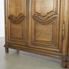 1800s Belgian Wooden Cabinet with Original Patina