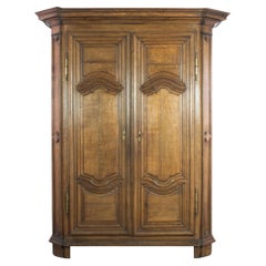 1800s Belgian Wooden Cabinet with Original Patina