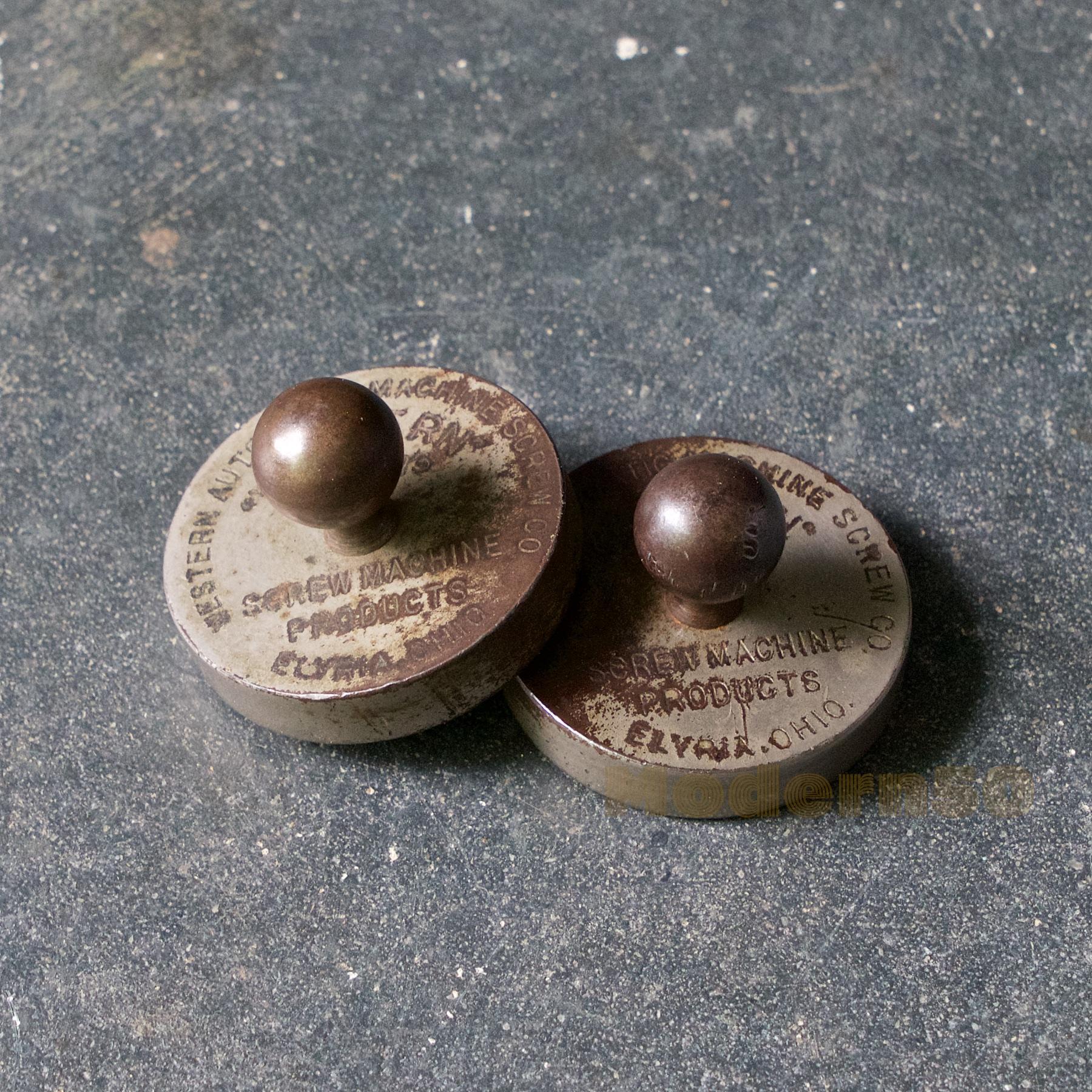 American 1800s Bollard Paperweight Victorian Machinist Factory Office Salesman Promotion