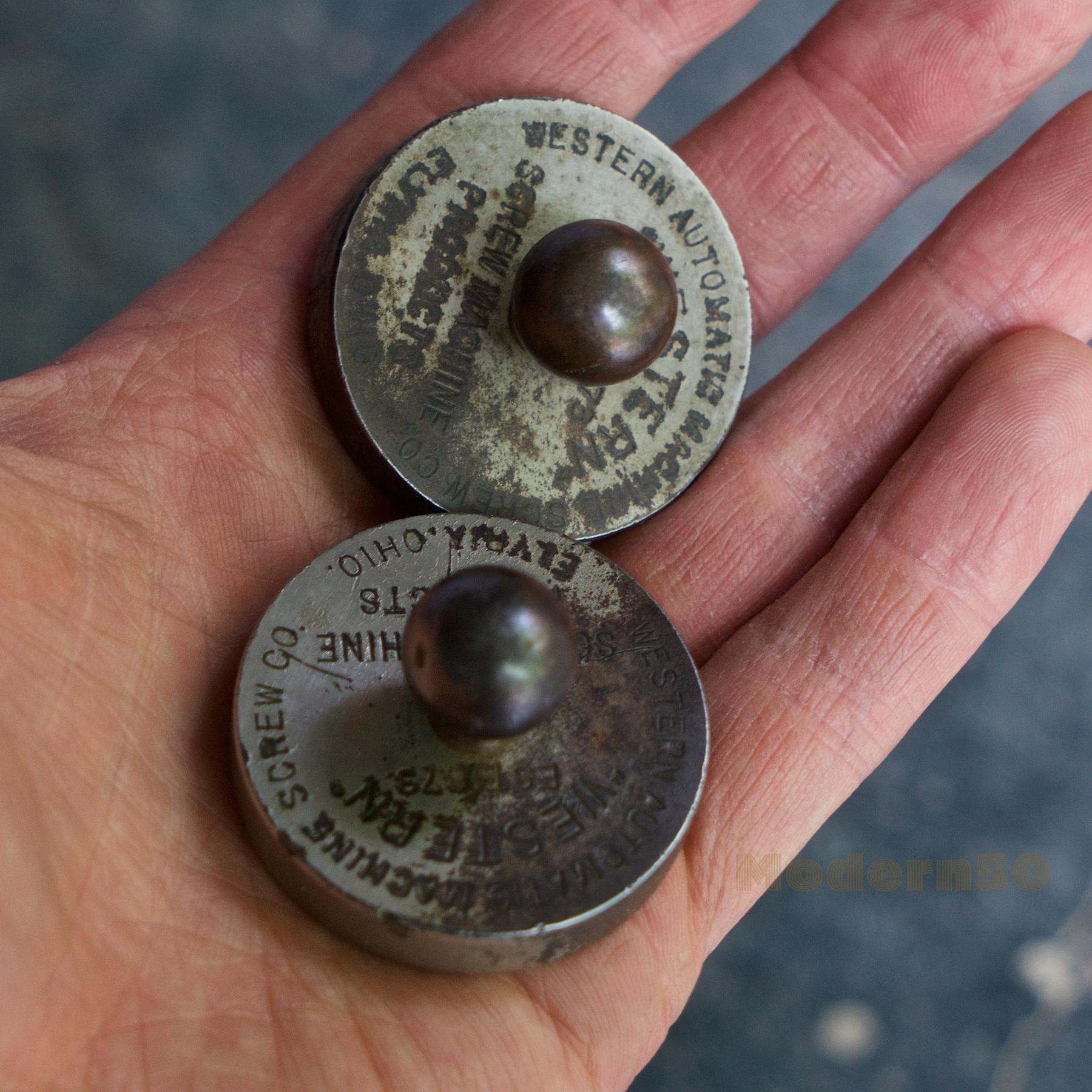 Iron 1800s Bollard Paperweight Victorian Machinist Factory Office Salesman Promotion