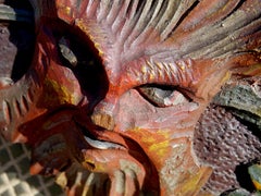 1800s Carrousel or Band Organ Carved Front Panel