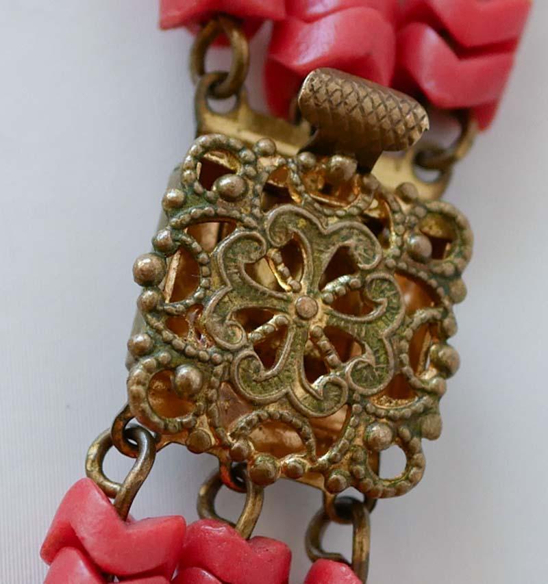 Collana di corallo del 1800 In condizioni buone in vendita a Marcianise, Marcianise (CE)