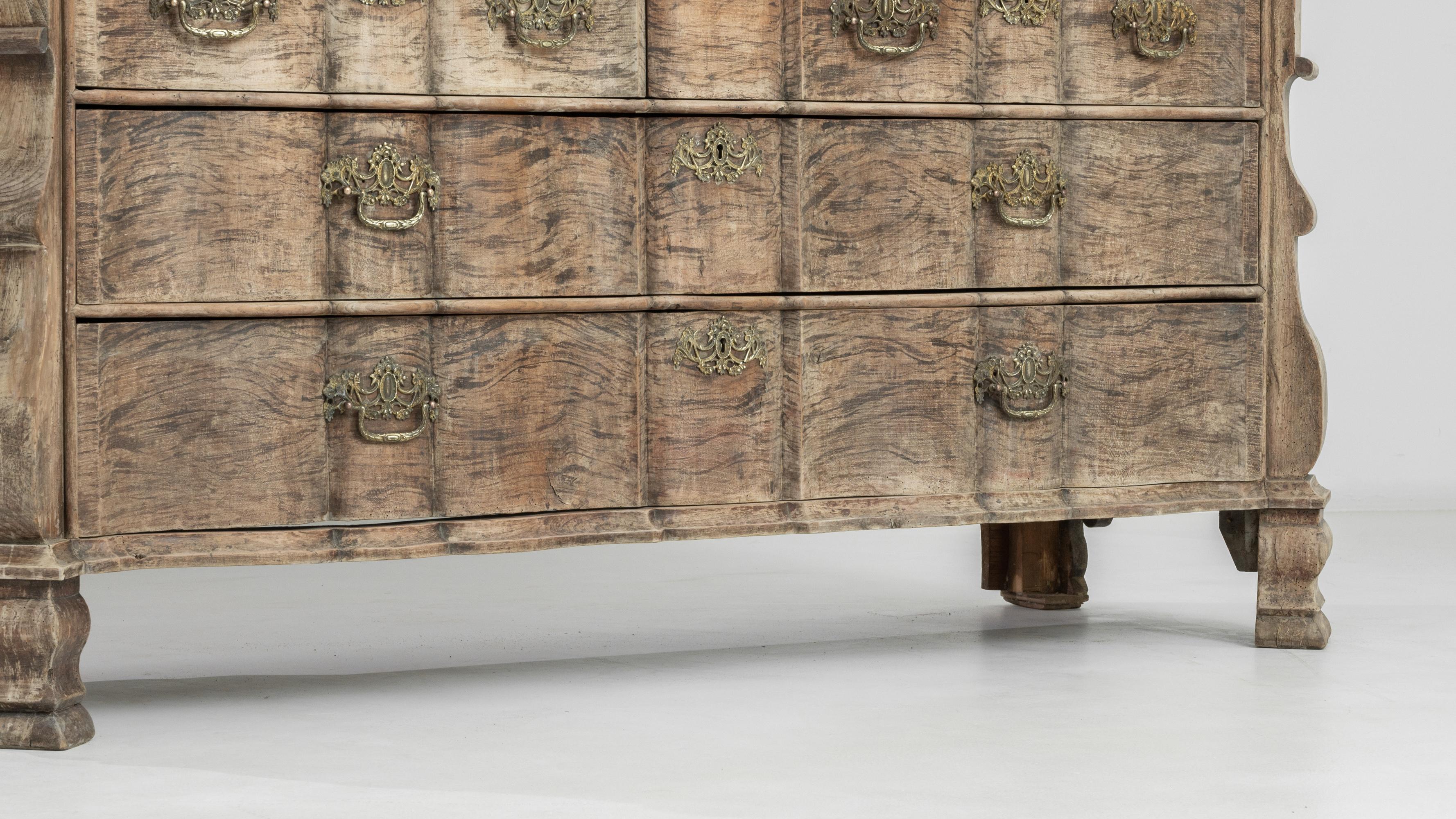 1800s Dutch Antique Wooden Cabinet 4