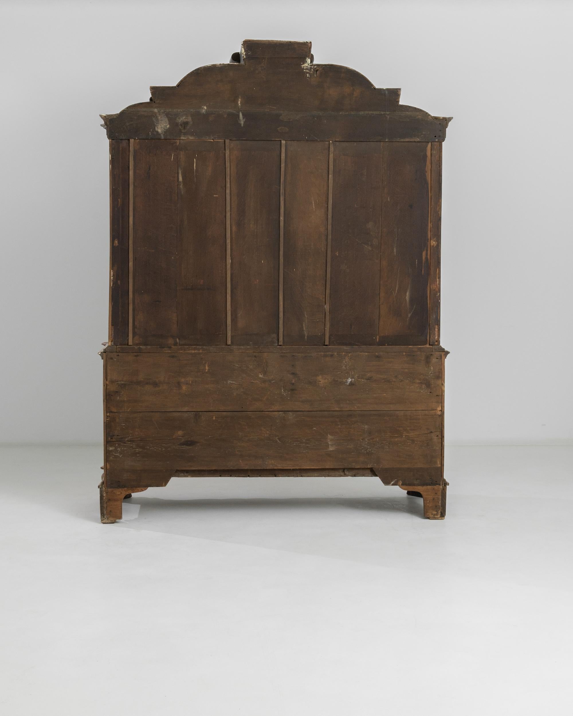 1800s Dutch Antique Wooden Cabinet 5