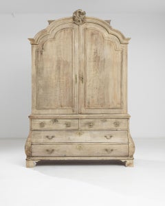 1800er Jahre, holländischer Barockschrank aus Eiche