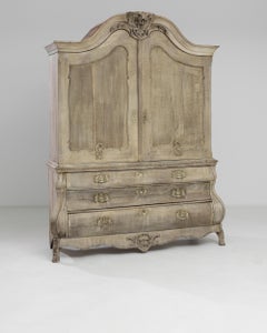 1800s Dutch Oak Cabinet