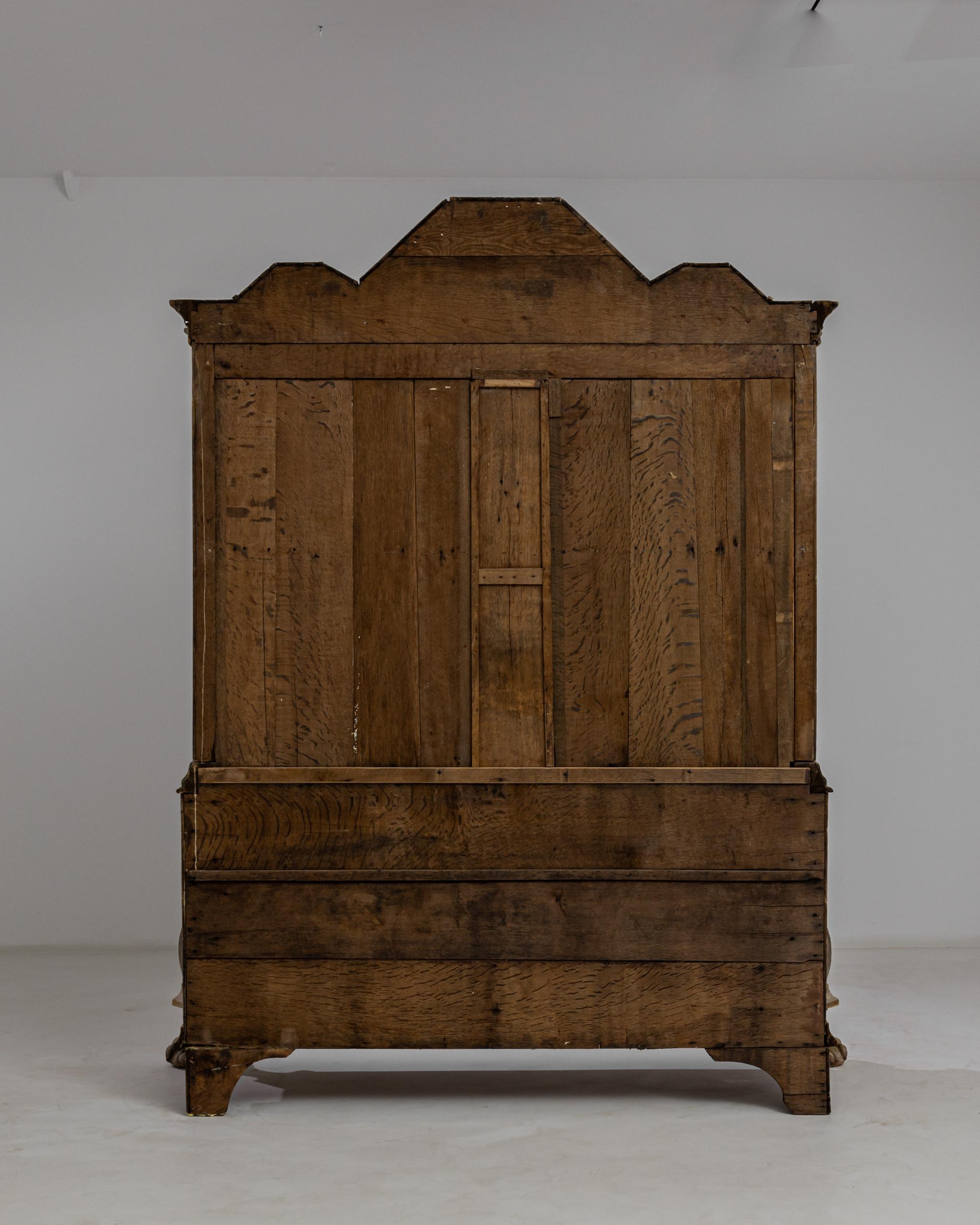 1800s, Dutch Oak Cabinet 3