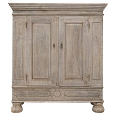 1800s Dutch Oak Cabinet