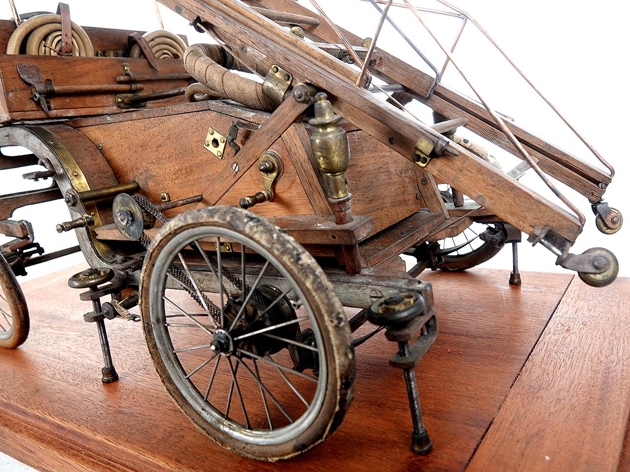 1800s Fire Ladder Wagon Salesman's Sample 3