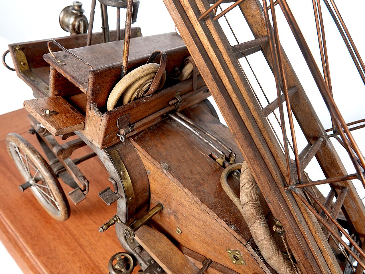 English 1800s Fire Ladder Wagon Salesman's Sample