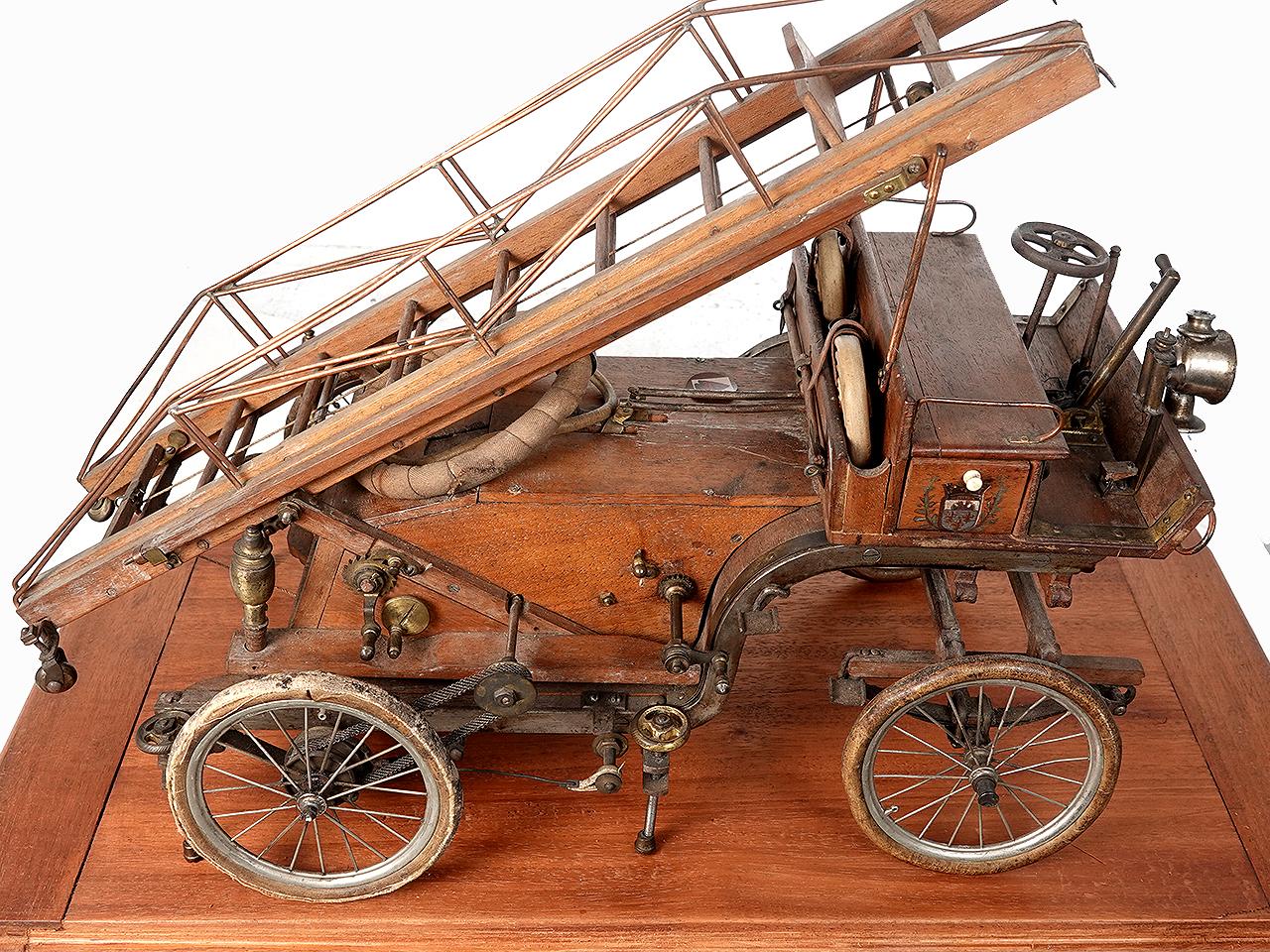 1800s Fire Ladder Wagon Salesman's Sample For Sale 2