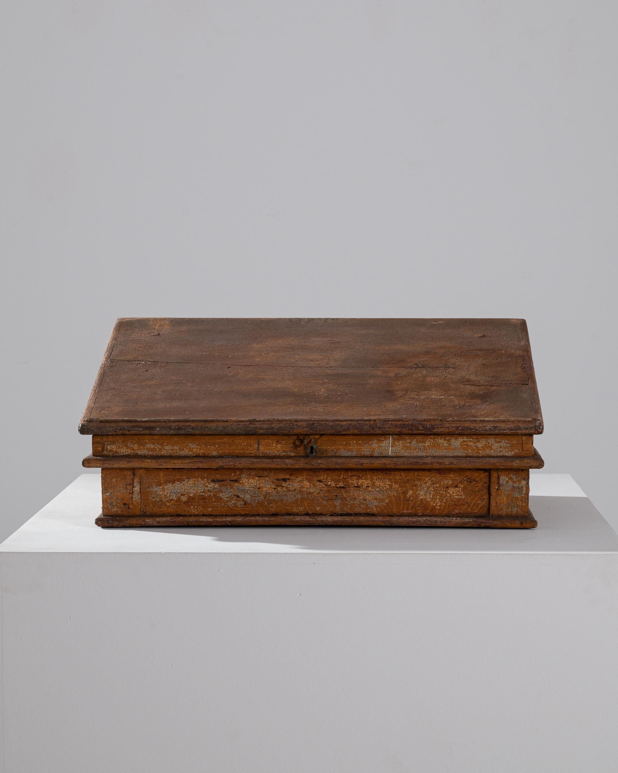 Écritoire français ancien patiné des années 1800 1