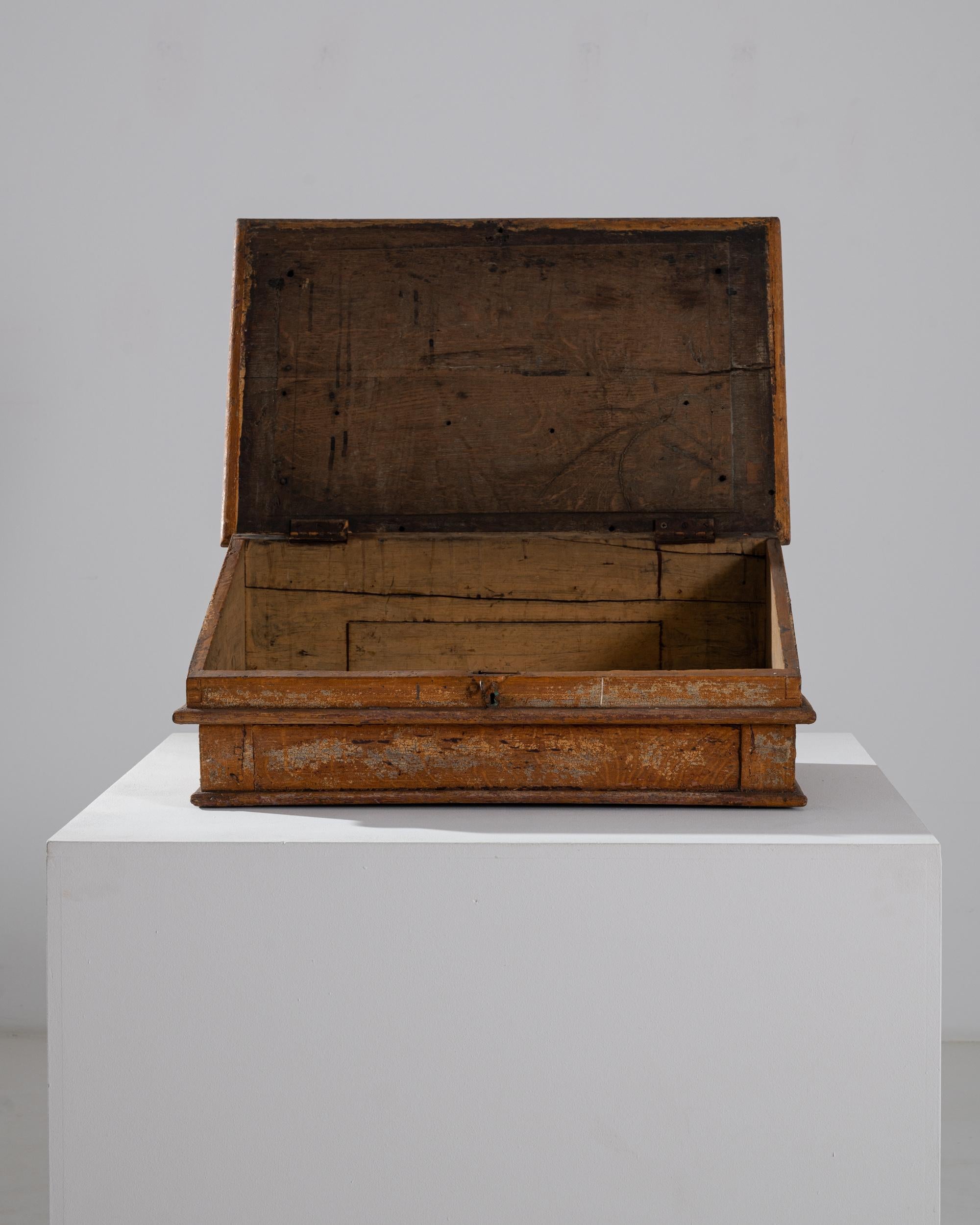 Écritoire français ancien patiné des années 1800 2