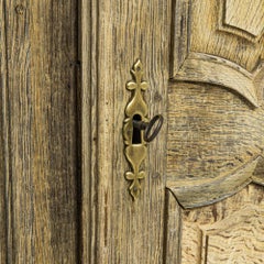 1800s, French, Bleached Oak Armoire