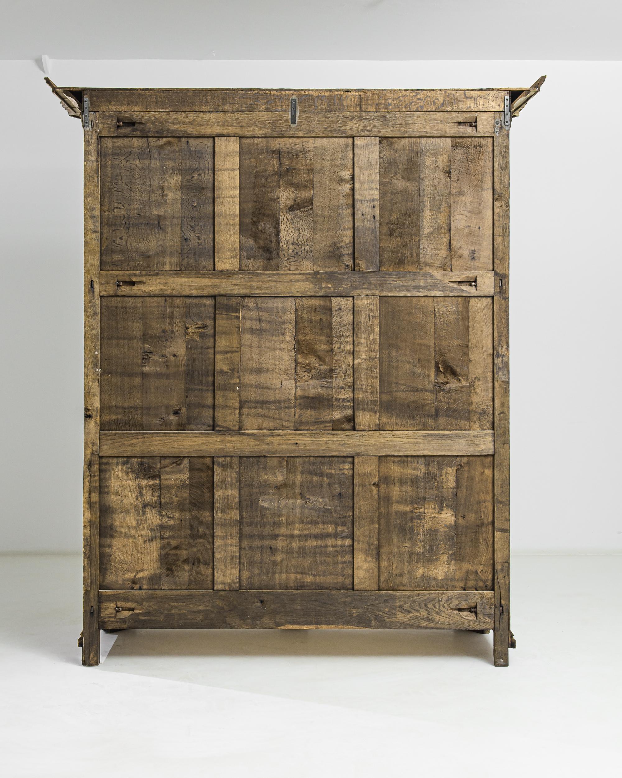 1800s, French, Bleached Oak Armoire 2