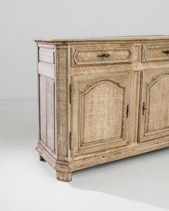 1800s French Bleached Oak Buffet