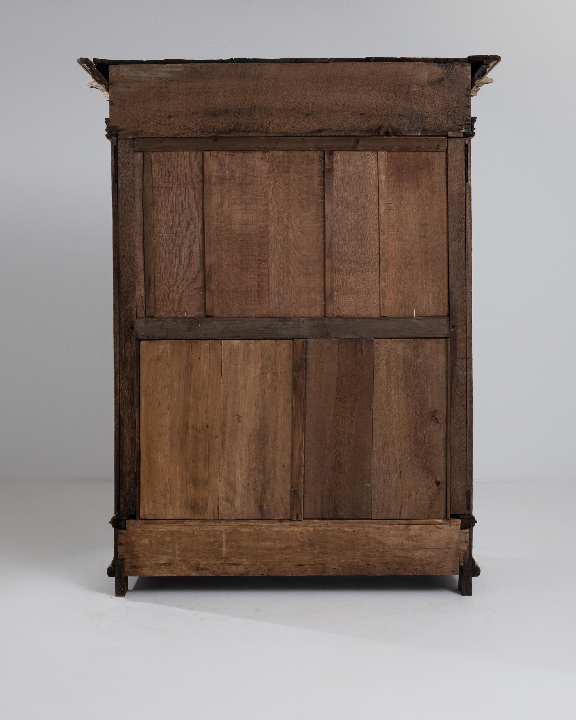 1800s French Bleached Oak Cabinet For Sale 10