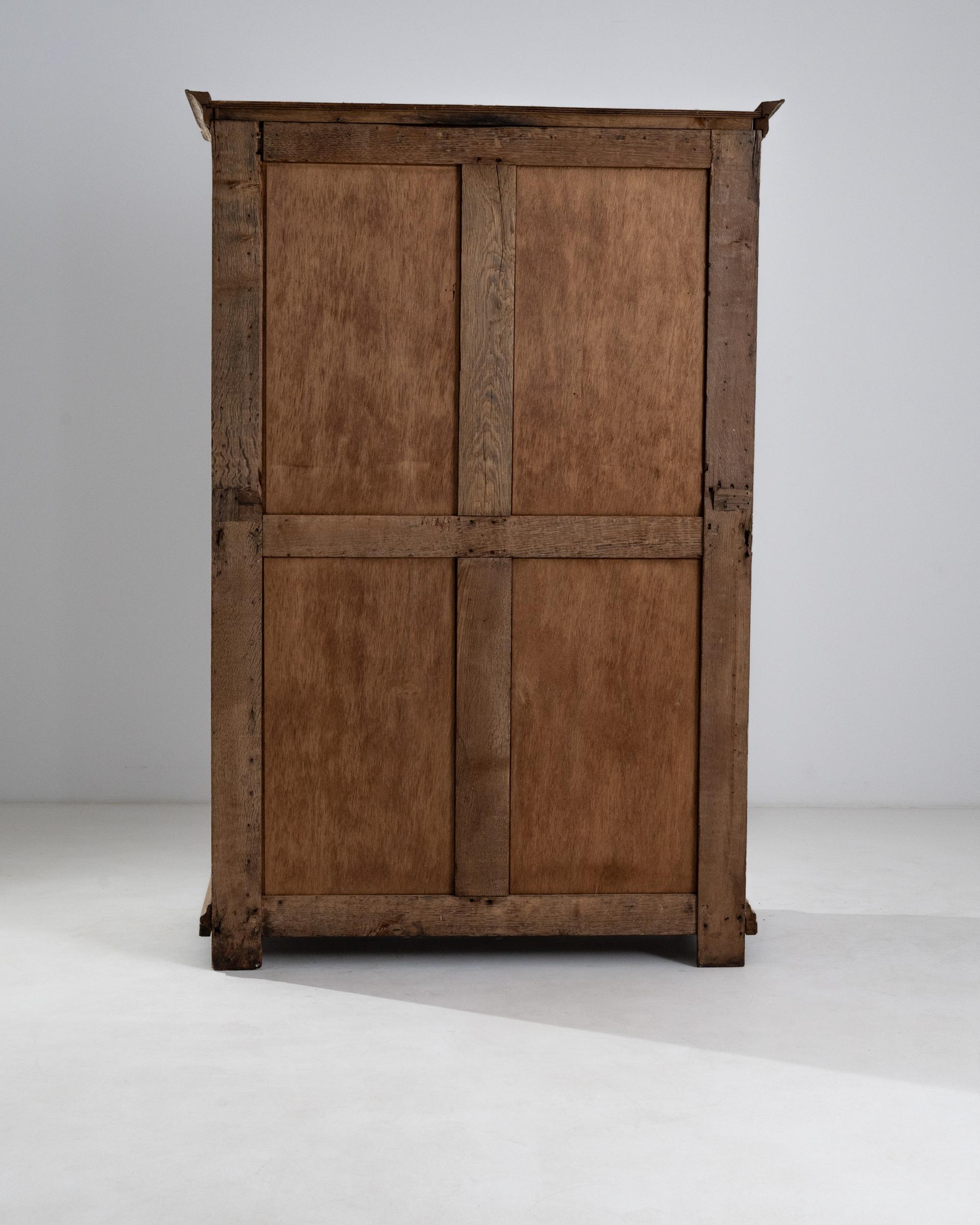 1800s French Bleached Oak Wardrobe 7