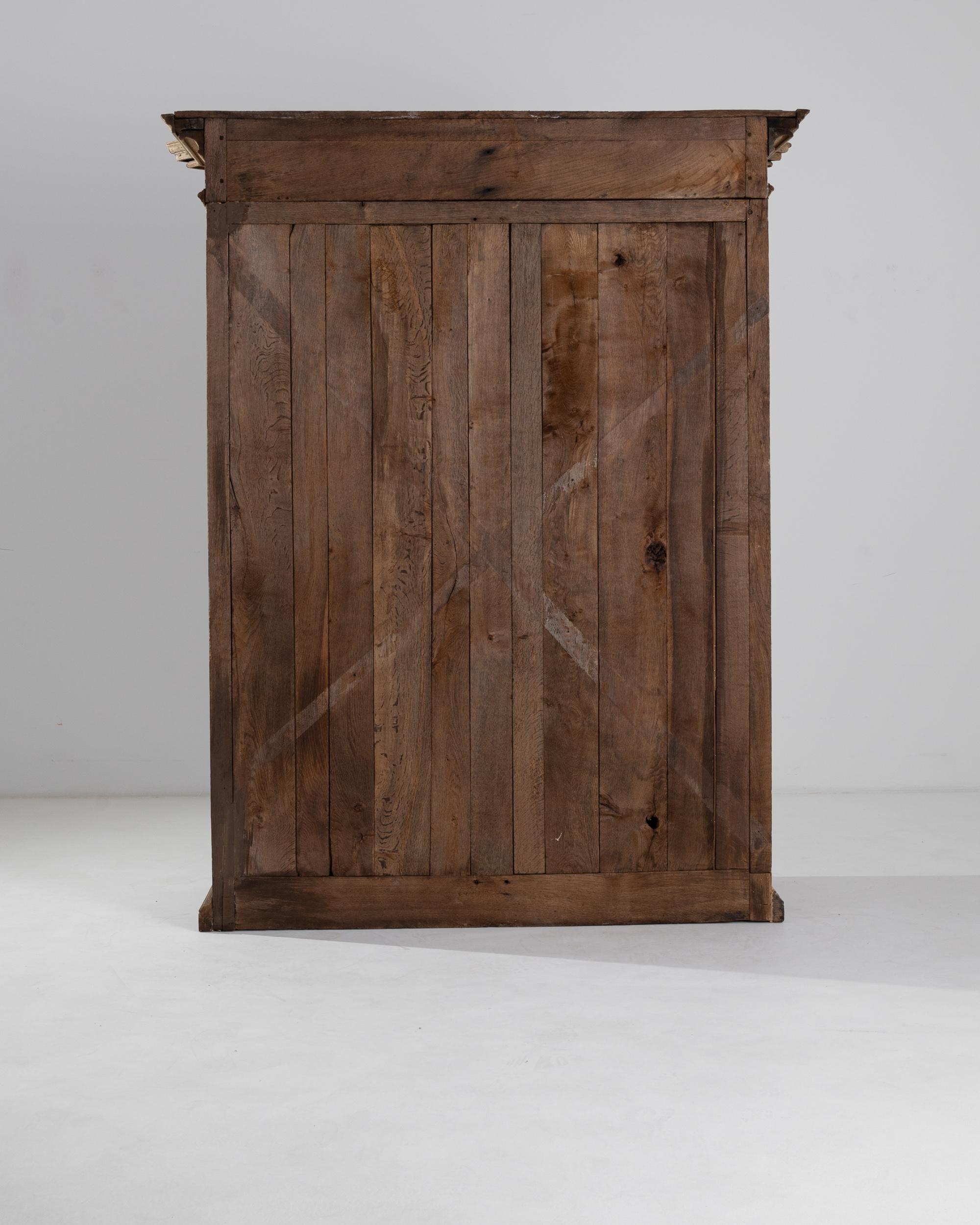 1800s French, Bleached Oak Wardrobe 8
