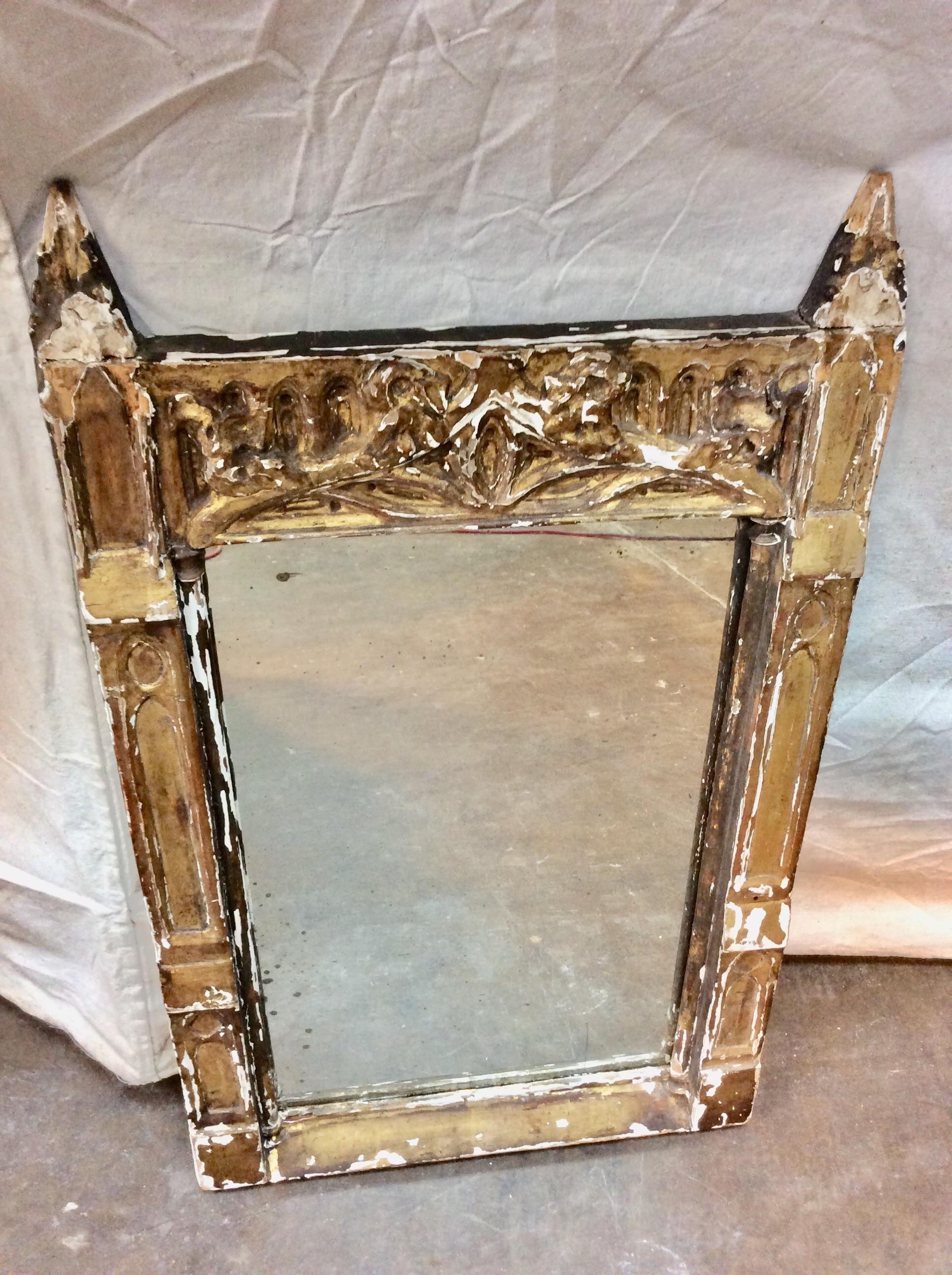 1800s French Giltwood Wall Mirror For Sale 6