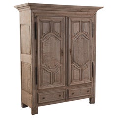 1800s French Oak Armoire