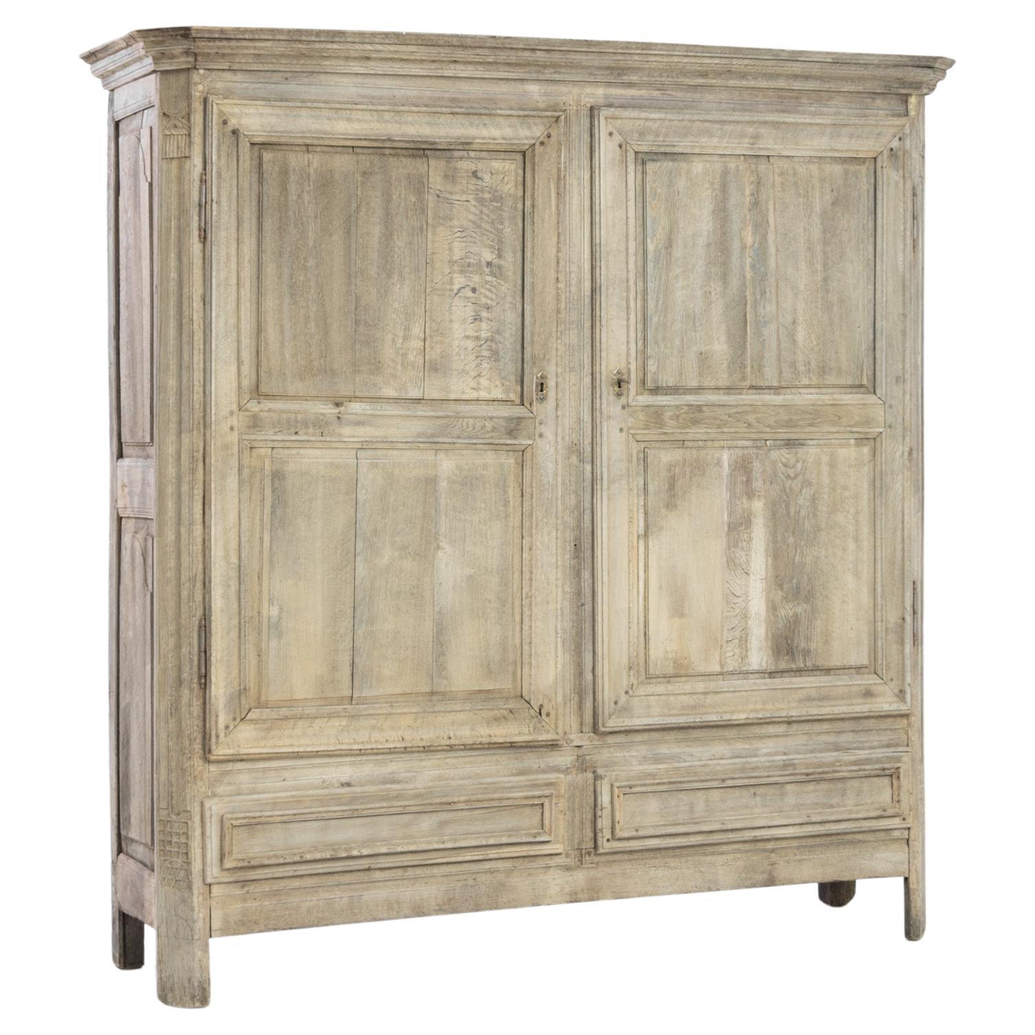 1800s French Oak Cabinet