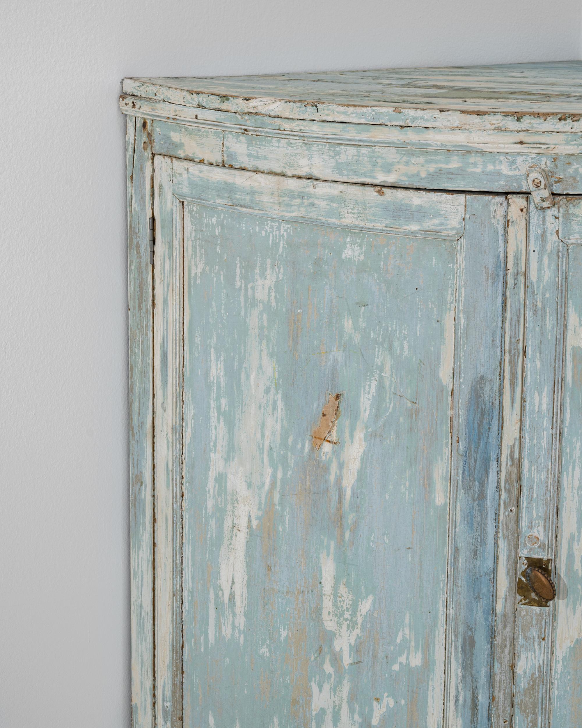 1800s French, Patinated Corner Cabinet 6