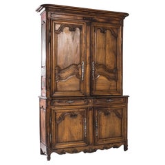 1800s French Provincial Cabinet with Original Patina