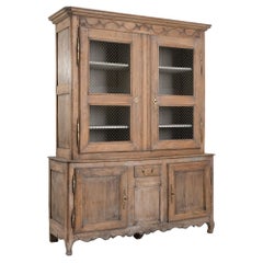 1800s French Provincial Mesh Cabinet