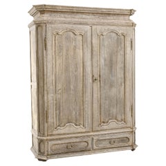 Antique 1800s French Provincial Oak Armoire