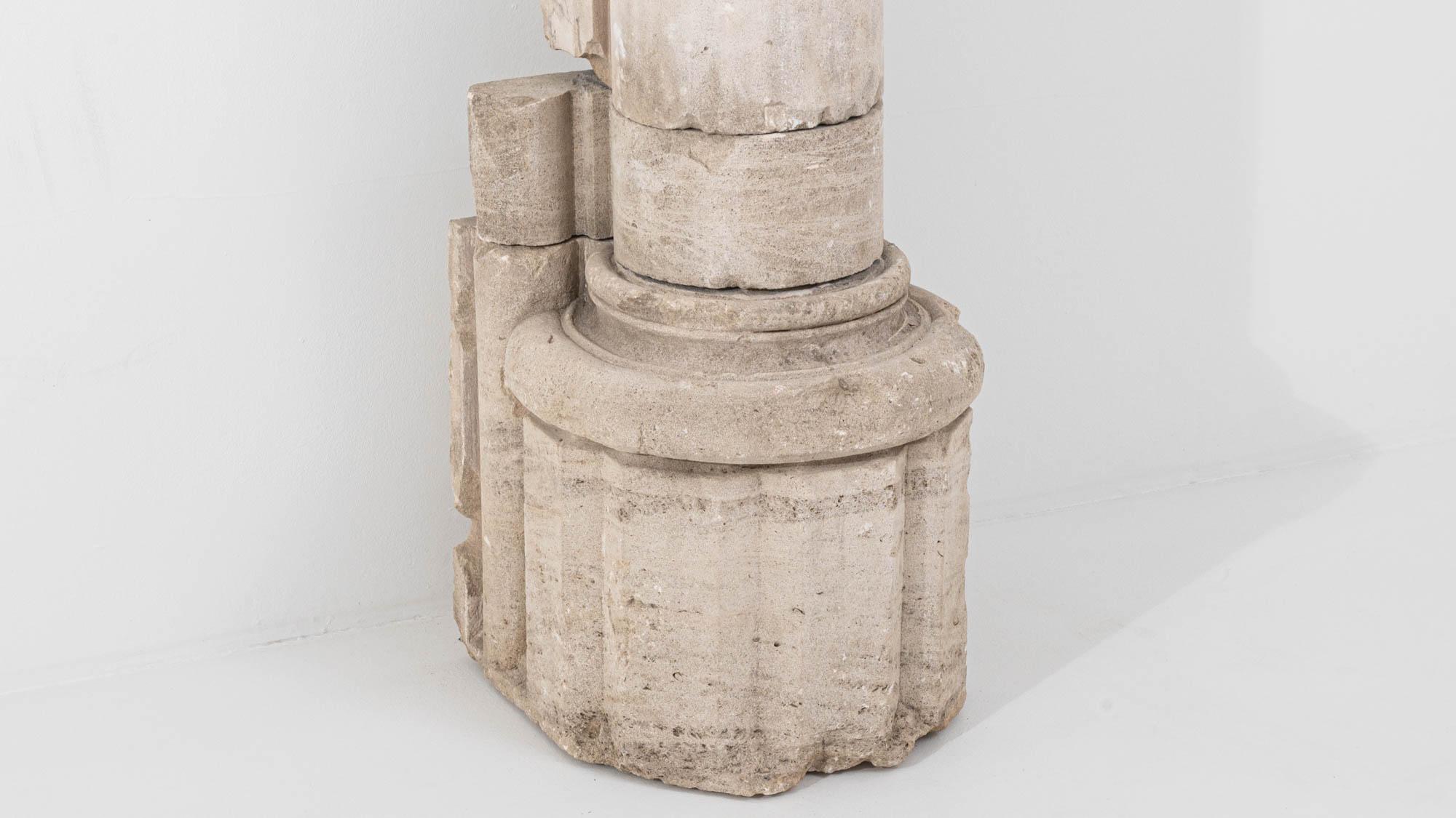 1800s French Stone Column 3