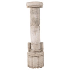 Colonne en pierre française des années 1800