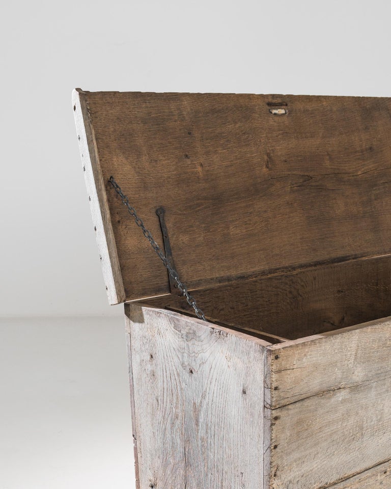 1800s German Oak Trunk at 1stDibs german trunk