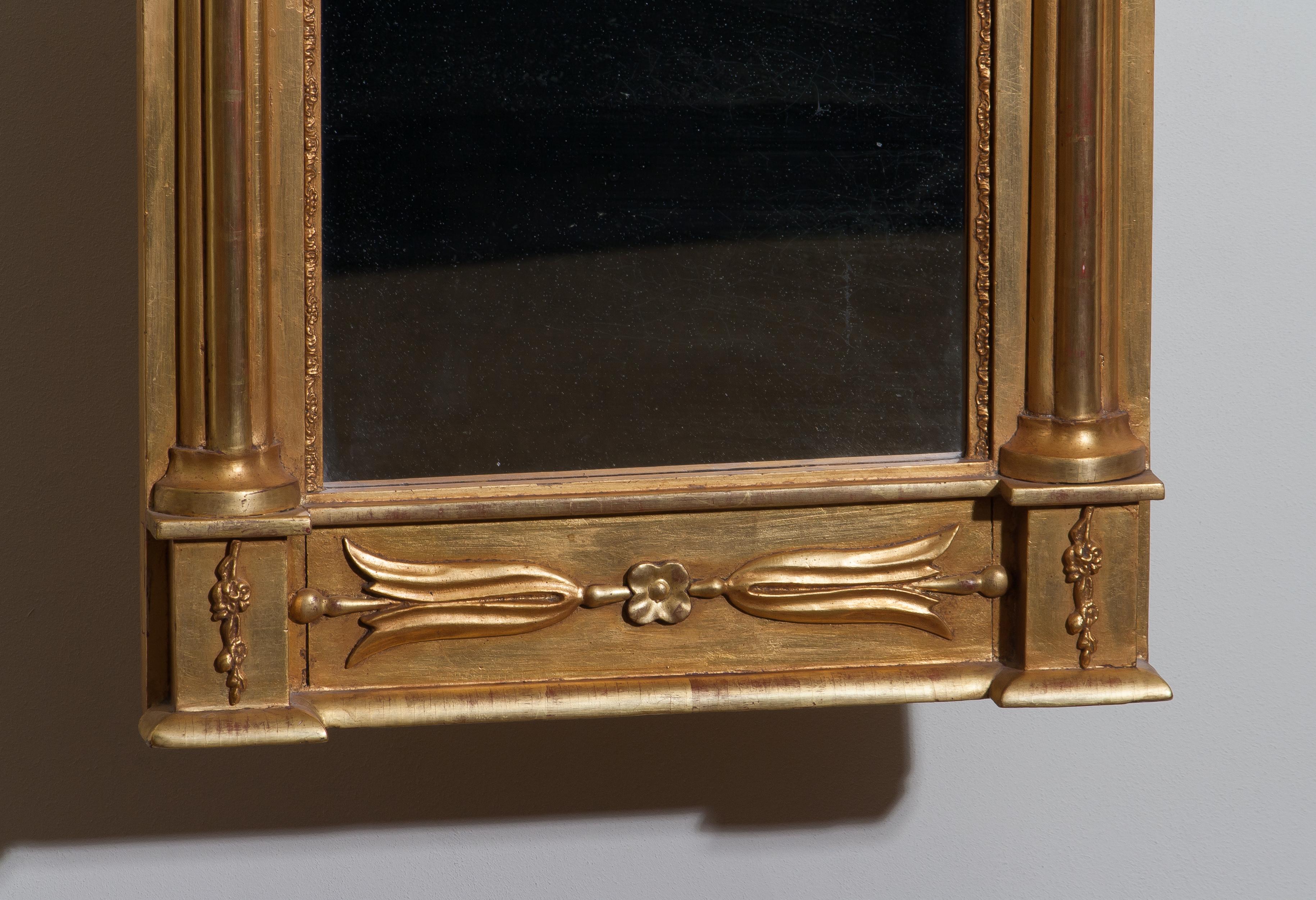 1800s Gilded France Empire Mirror 1