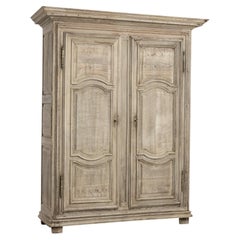 1800s Louis XIV Oak Armoire
