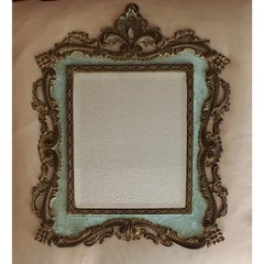 1800s National Brass & Iron Works Wall Mirror