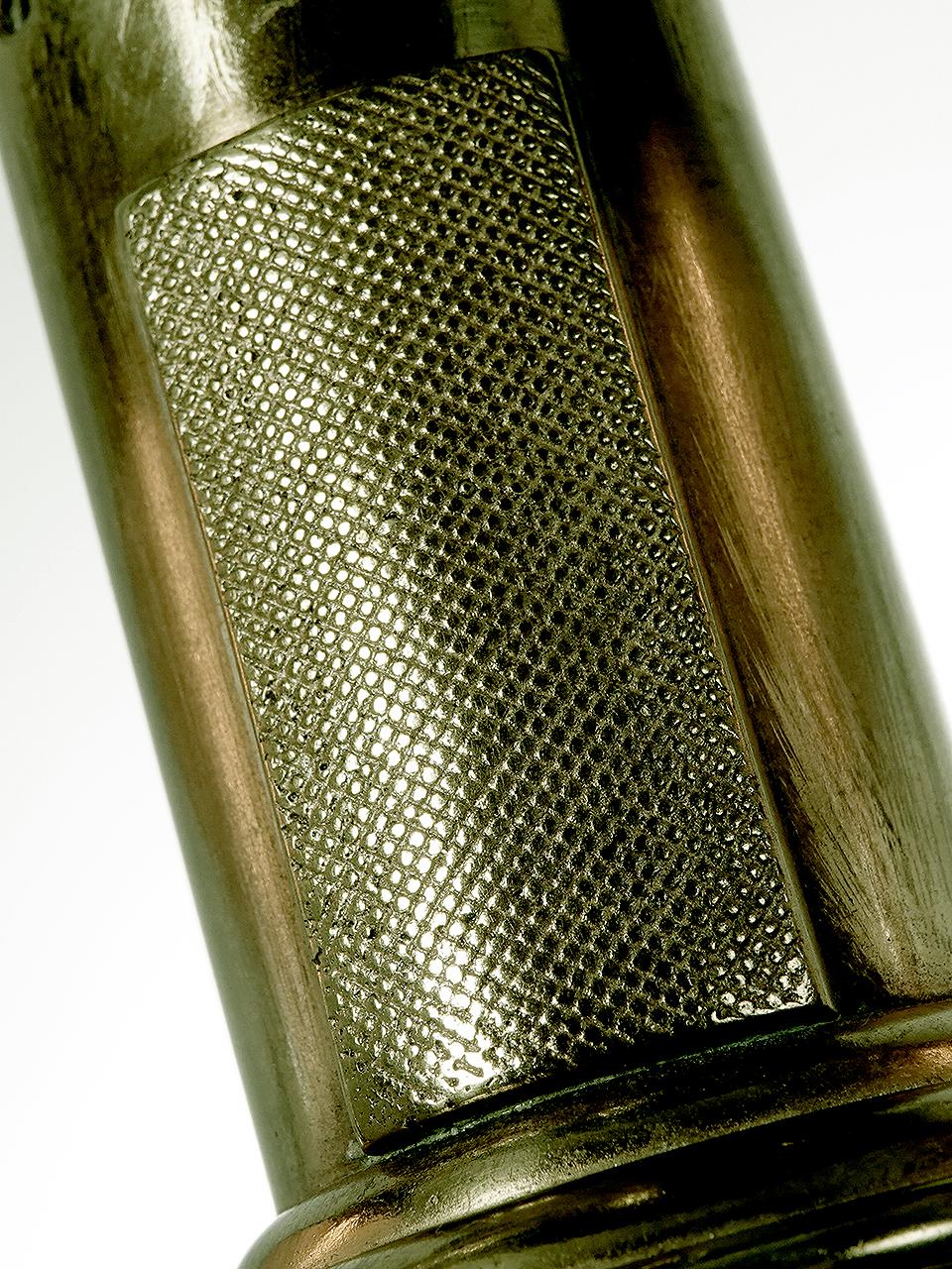 XIX secolo Lampadario doppio per vagone da pranzo della ferrovia Norfolk and Western del 1800 con finitura lucida in vendita