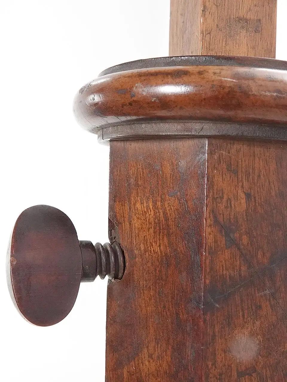 Lampada da terra con specchio parabolico del 1800 In condizioni discrete in vendita a Peekskill, NY