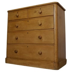 Antique 1800's Rustic Solid English Pine Dresser
