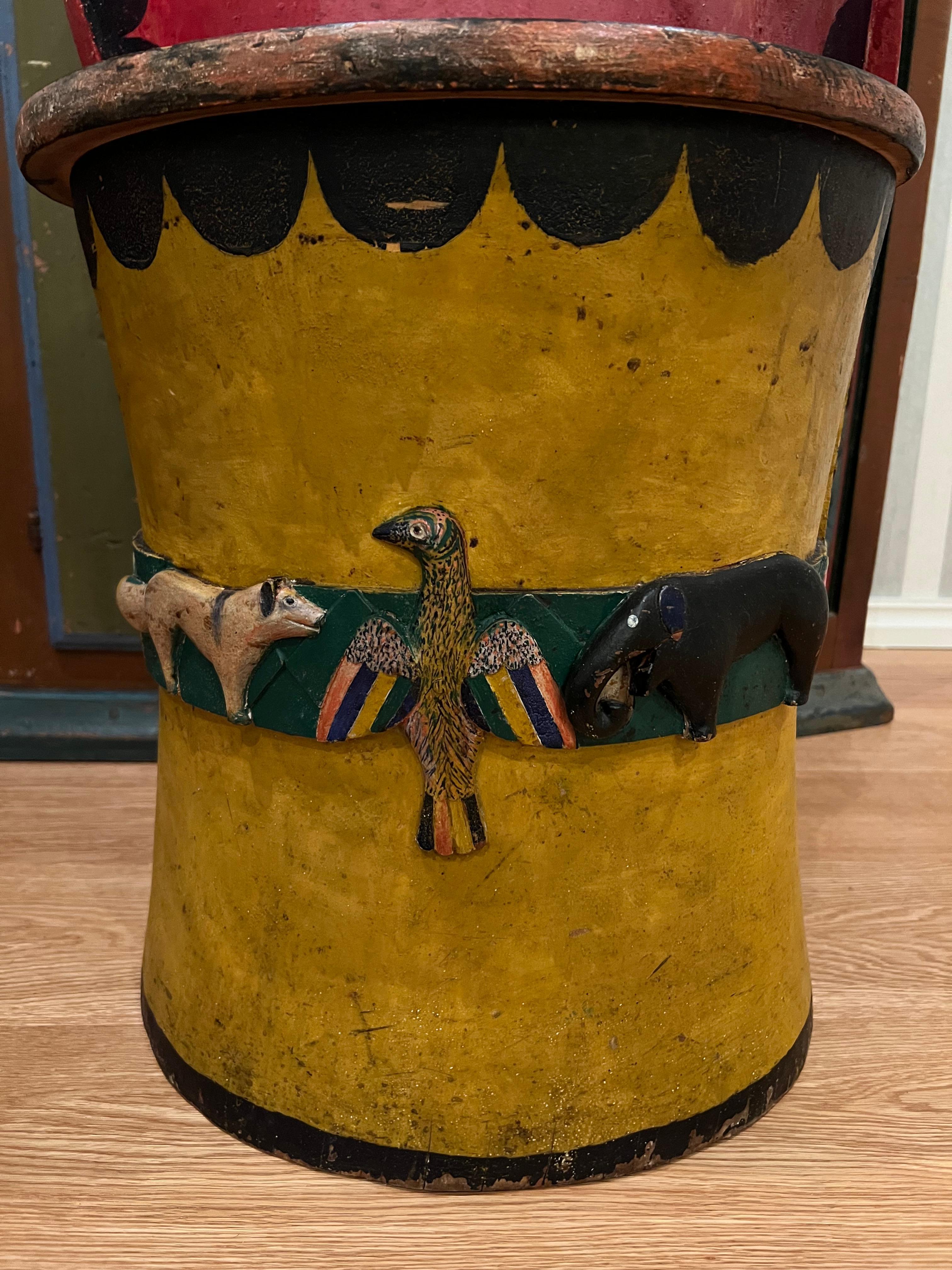 1800s Scandinavian Stump Chair, Museum-Quality Hand-crafted Folk Art, Norway For Sale 2