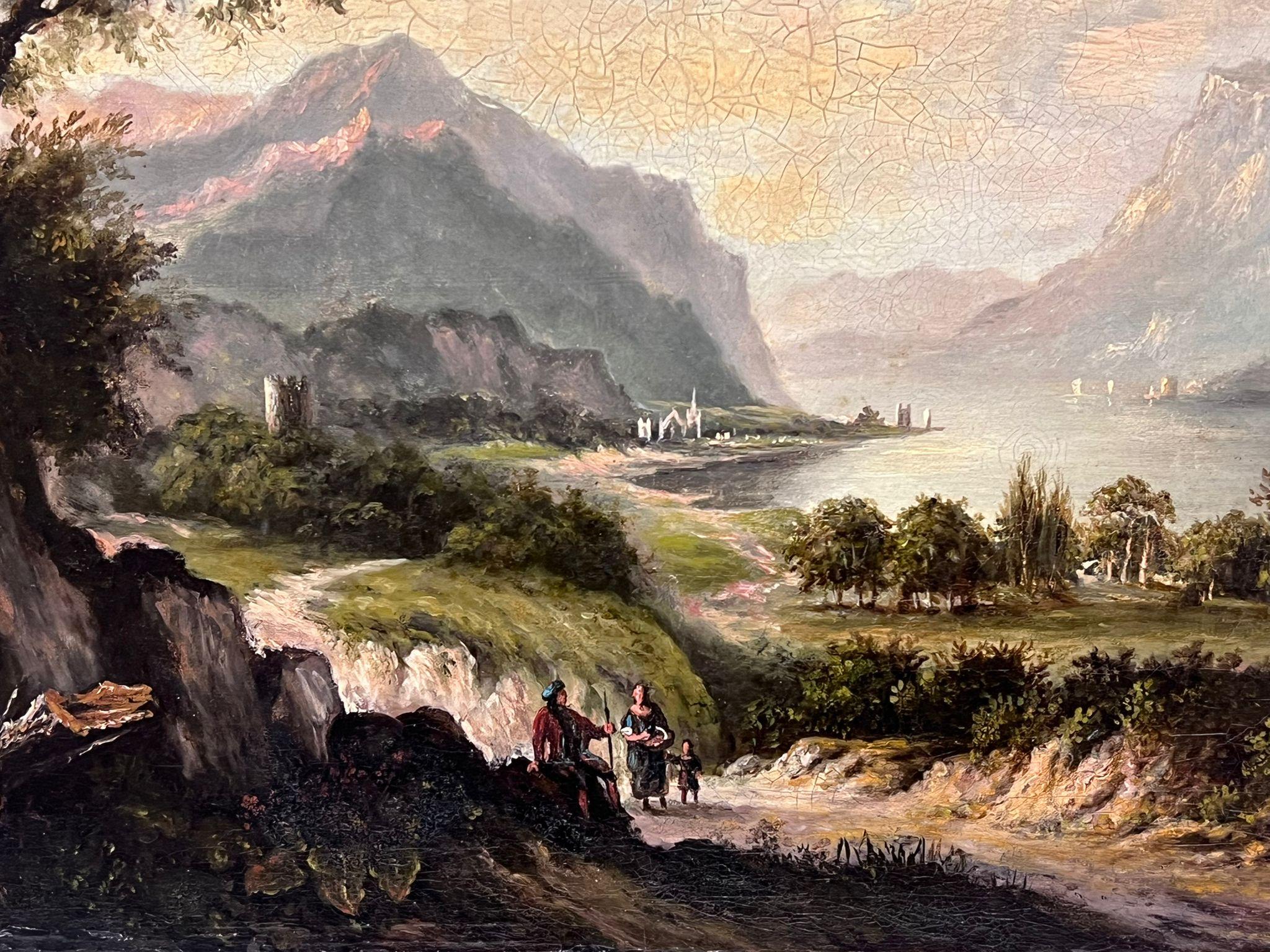 Le montagne scozzesi
Scuola scozzese, periodo del 1820 circa
olio su tela, incorniciato
incorniciato: 21 x 27 pollici
tela: 18 x 24 pollici
provenienza: collezione privata, Regno Unito
condizioni: ottime e solide condizioni