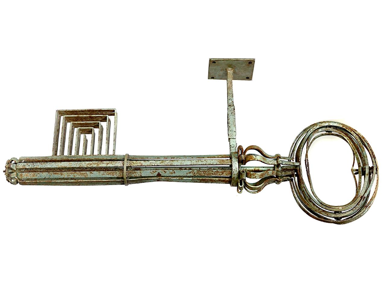 Artisanat Panneau de serrure-clés squelettes des années 1800 en vente