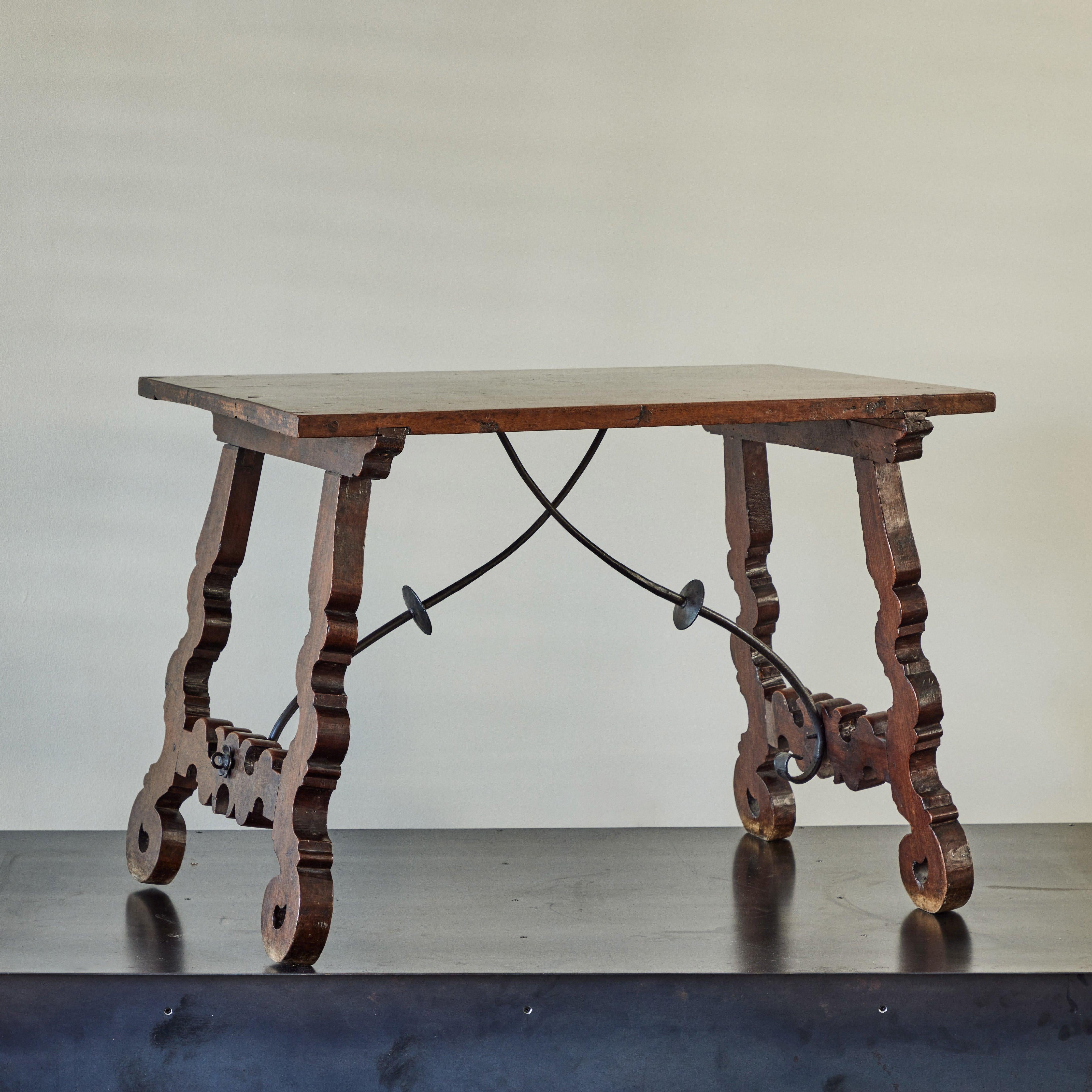 Gothic 1800s Spanish Wood Table