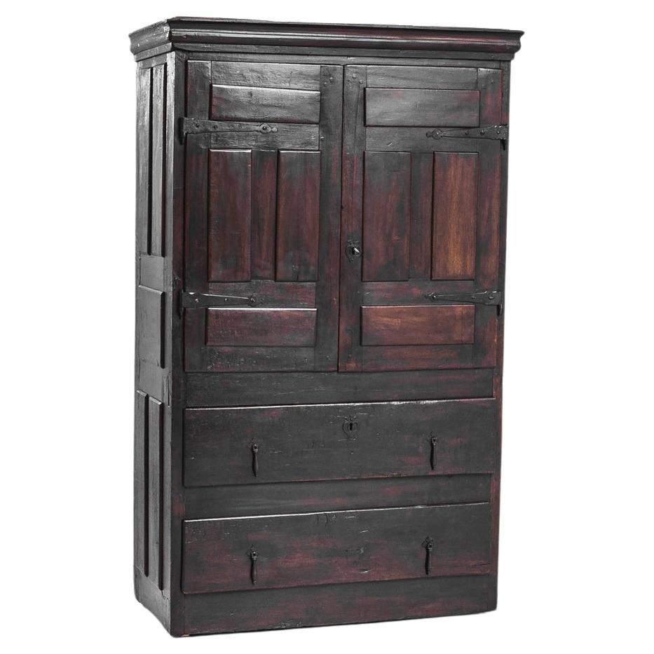 1800s Spanish Wooden Cabinet