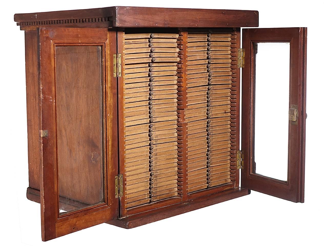 North American 1800s Specimen Cabinet, 74 Draws