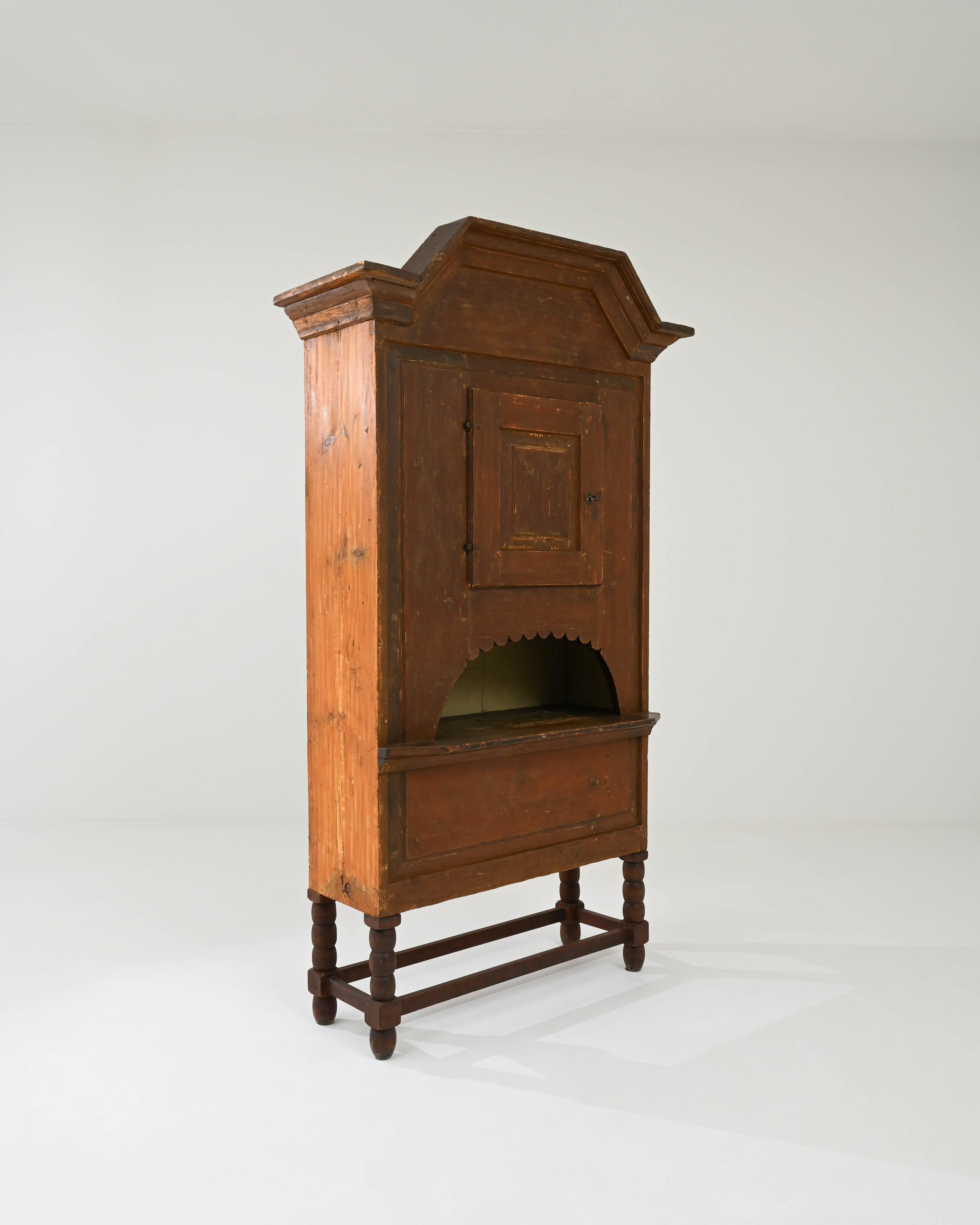 Early 19th Century 1800s Swedish Wooden Cabinet