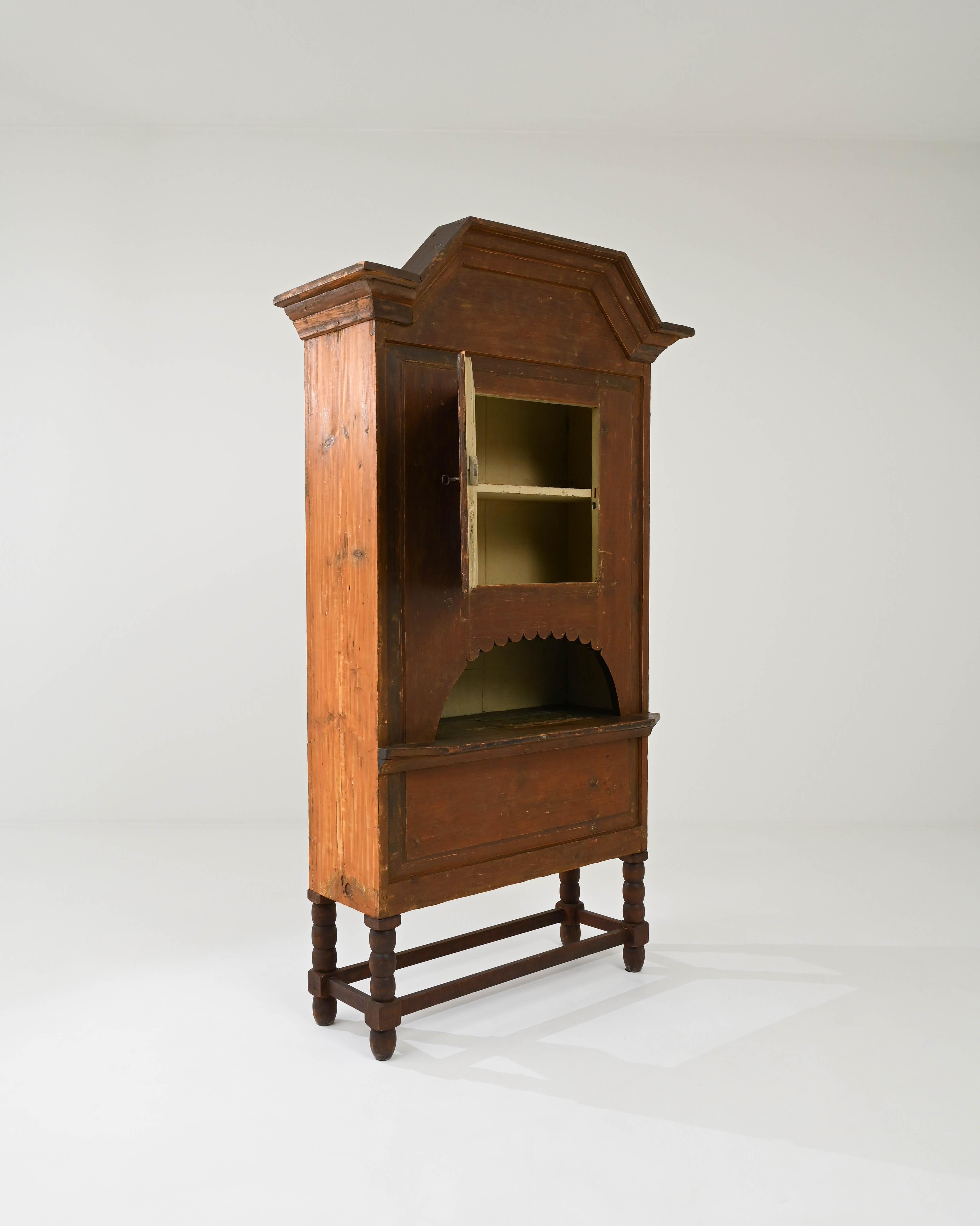 1800s Swedish Wooden Cabinet 1