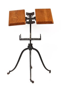 1800s Victorian Book Stand Reticulated