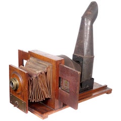 1800s William Hume Glass Slide Projector