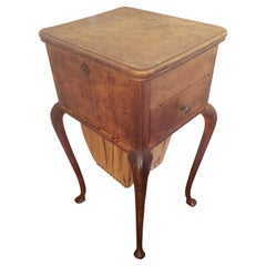 1800s Work Table Sewing Table or Vanity